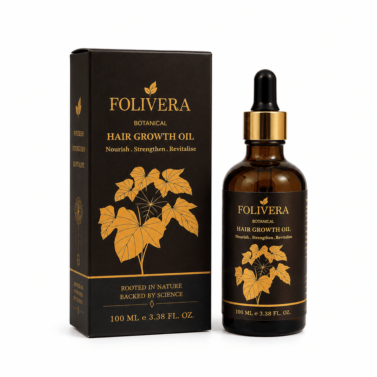 Folivera Botanical Hair Growth Oil With Rosemary Hair Elixir (100 ml) - folivera