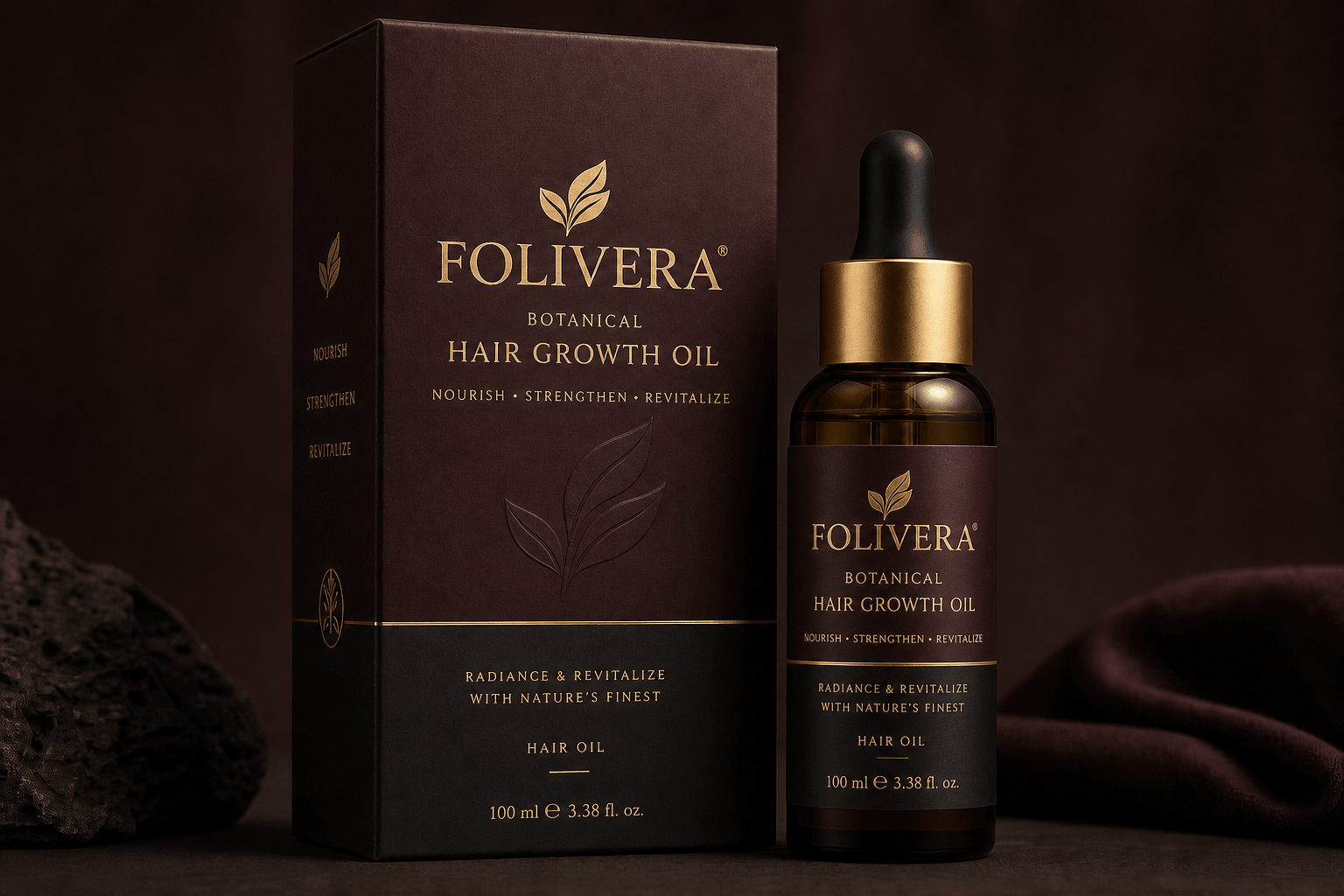 Folivera Botanical Hair Growth Oil With Rosemary Hair Elixir (100 ml) - folivera