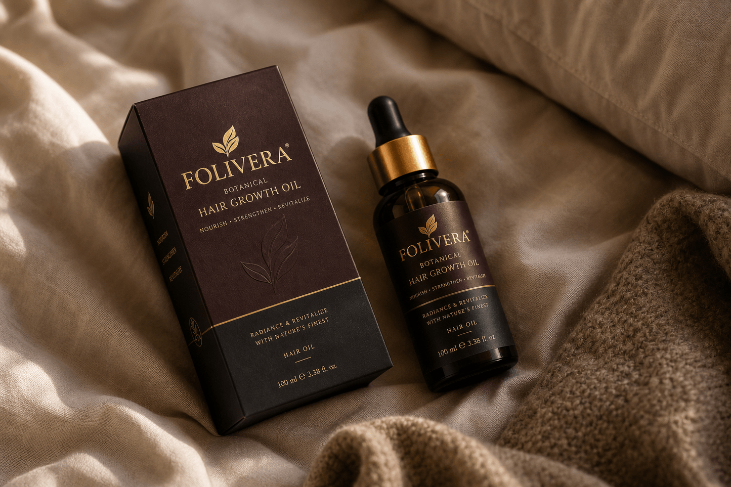 Folivera Botanical Hair Growth Oil With Rosemary Hair Elixir (100 ml) - folivera
