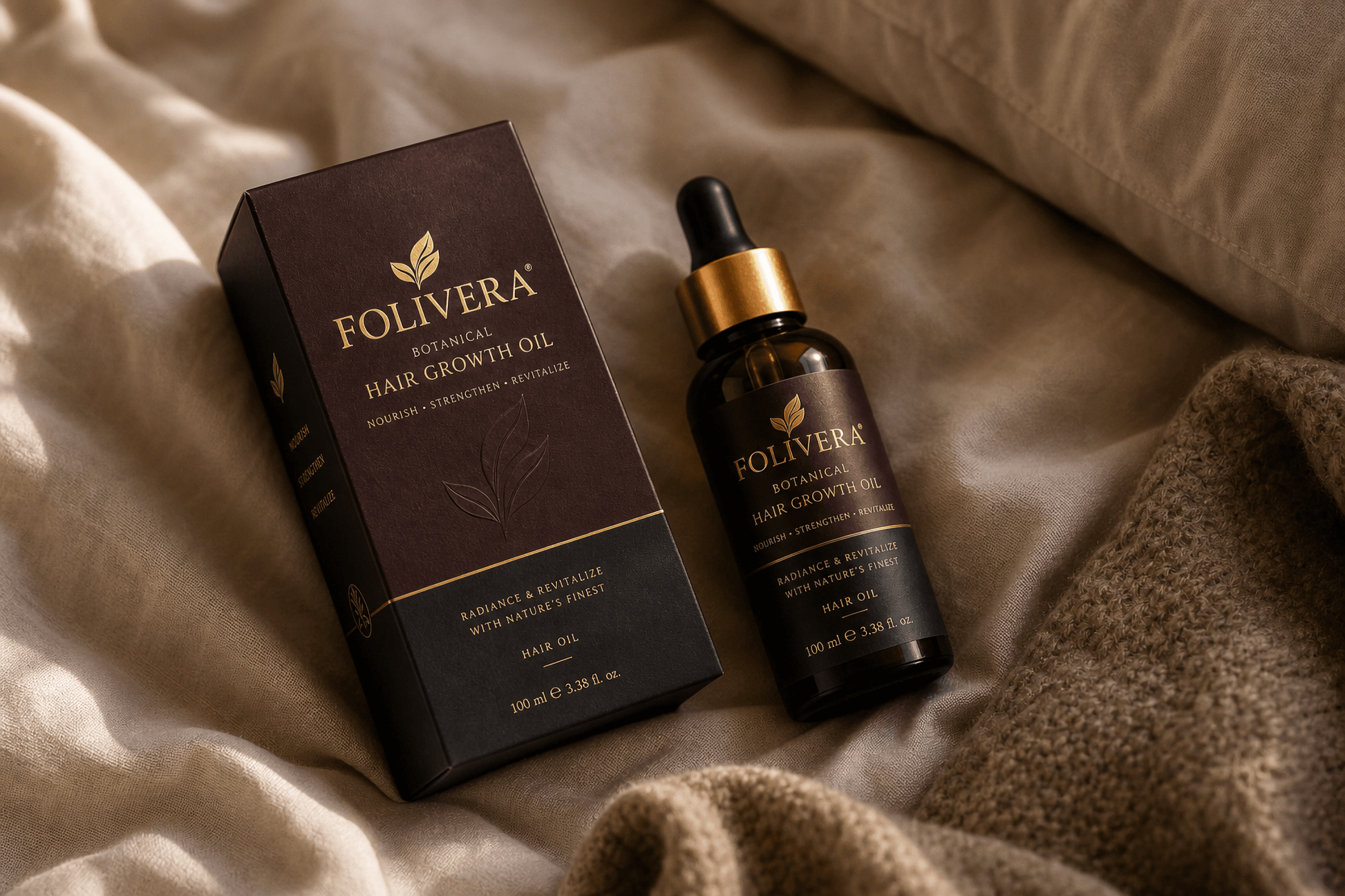 Folivera Botanical Hair Growth Oil With Rosemary Hair Elixir (100 ml) - folivera